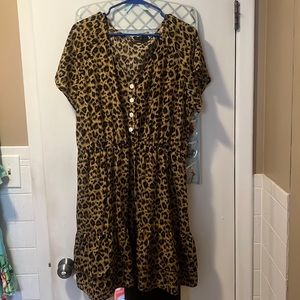 SHEIN 1XL Leopard Dress